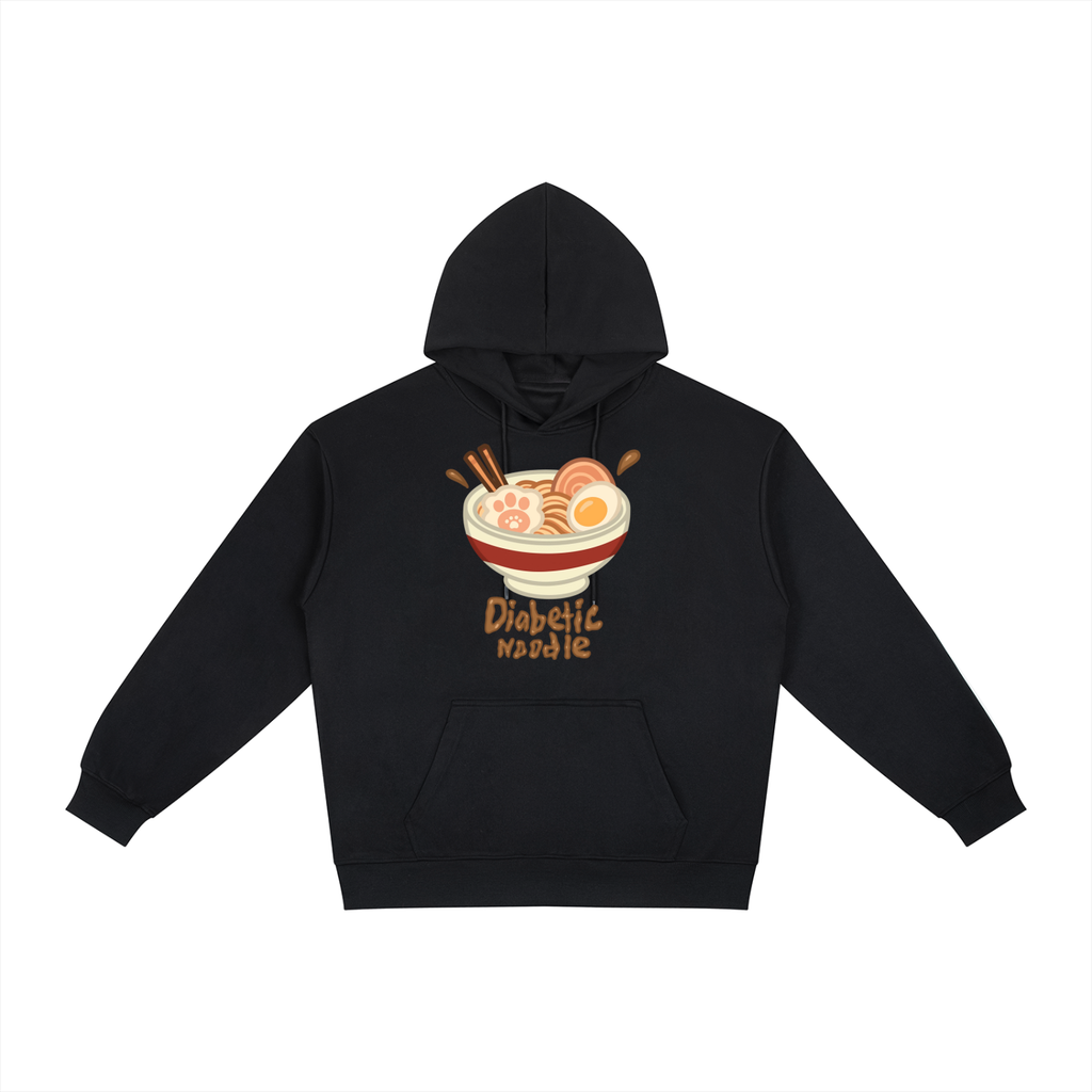 DiabeticNoodle Relaxed Fit Adults Hoodie